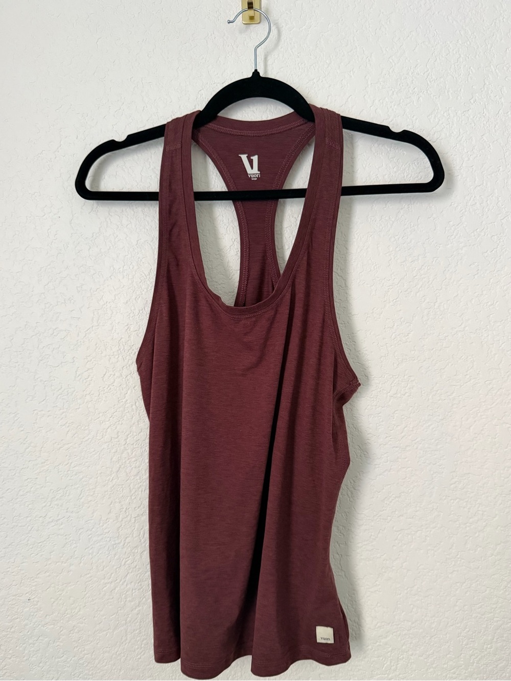 VUORI Lux Performance Tank In Brick Heather Large - Picture 2 of 7